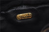 Authentic FENDI Vintage Zucca Pouch Purse Canvas Leather Brown 5505F