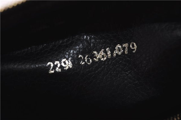 Authentic FENDI Vintage Zucca Pouch Purse Canvas Leather Brown 5505F