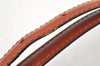 Authentic Louis Vuitton Leather Shoulder Strap Brown 40.2-47" LV 5505I