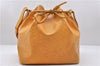 Authentic Louis Vuitton Epi Petit Noe Shoulder Bag Yellow M44109 LV 5506D