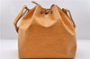 Authentic Louis Vuitton Epi Petit Noe Shoulder Bag Yellow M44109 LV 5506D