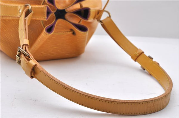 Authentic Louis Vuitton Epi Petit Noe Shoulder Bag Yellow M44109 LV 5506D
