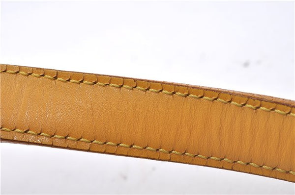 Authentic Louis Vuitton Epi Petit Noe Shoulder Bag Yellow M44109 LV 5506D