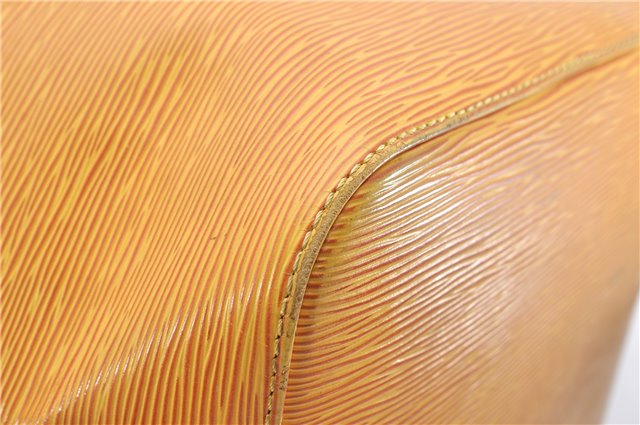 Authentic Louis Vuitton Epi Petit Noe Shoulder Bag Yellow M44109 LV 5506D