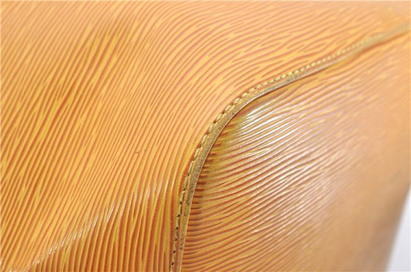 Authentic Louis Vuitton Epi Petit Noe Shoulder Bag Yellow M44109 LV 5506D