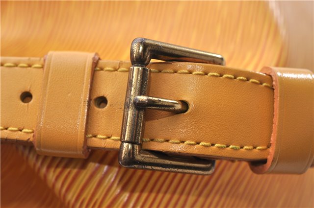 Authentic Louis Vuitton Epi Petit Noe Shoulder Bag Yellow M44109 LV 5506D