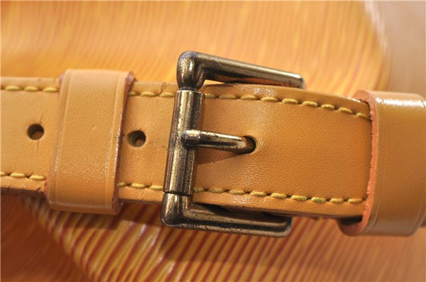 Authentic Louis Vuitton Epi Petit Noe Shoulder Bag Yellow M44109 LV 5506D