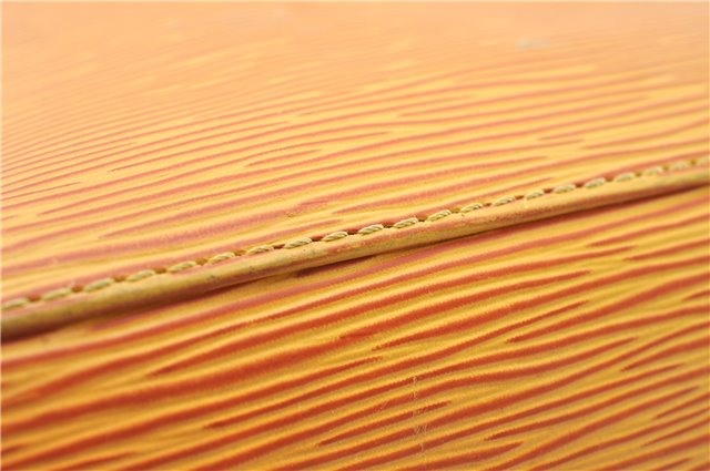 Authentic Louis Vuitton Epi Petit Noe Shoulder Bag Yellow M44109 LV 5506D