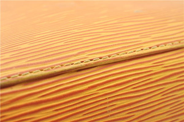 Authentic Louis Vuitton Epi Petit Noe Shoulder Bag Yellow M44109 LV 5506D