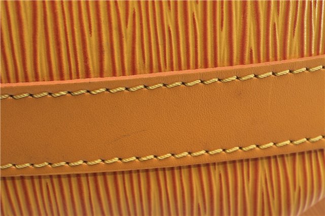 Authentic Louis Vuitton Epi Petit Noe Shoulder Bag Yellow M44109 LV 5506D