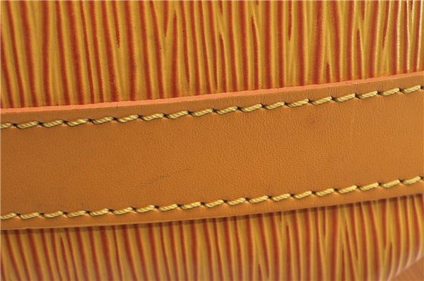 Authentic Louis Vuitton Epi Petit Noe Shoulder Bag Yellow M44109 LV 5506D