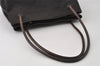 Authentic GUCCI Vintage Shoulder Tote Bag GG Canvas Leather 101341 Brown 5507I
