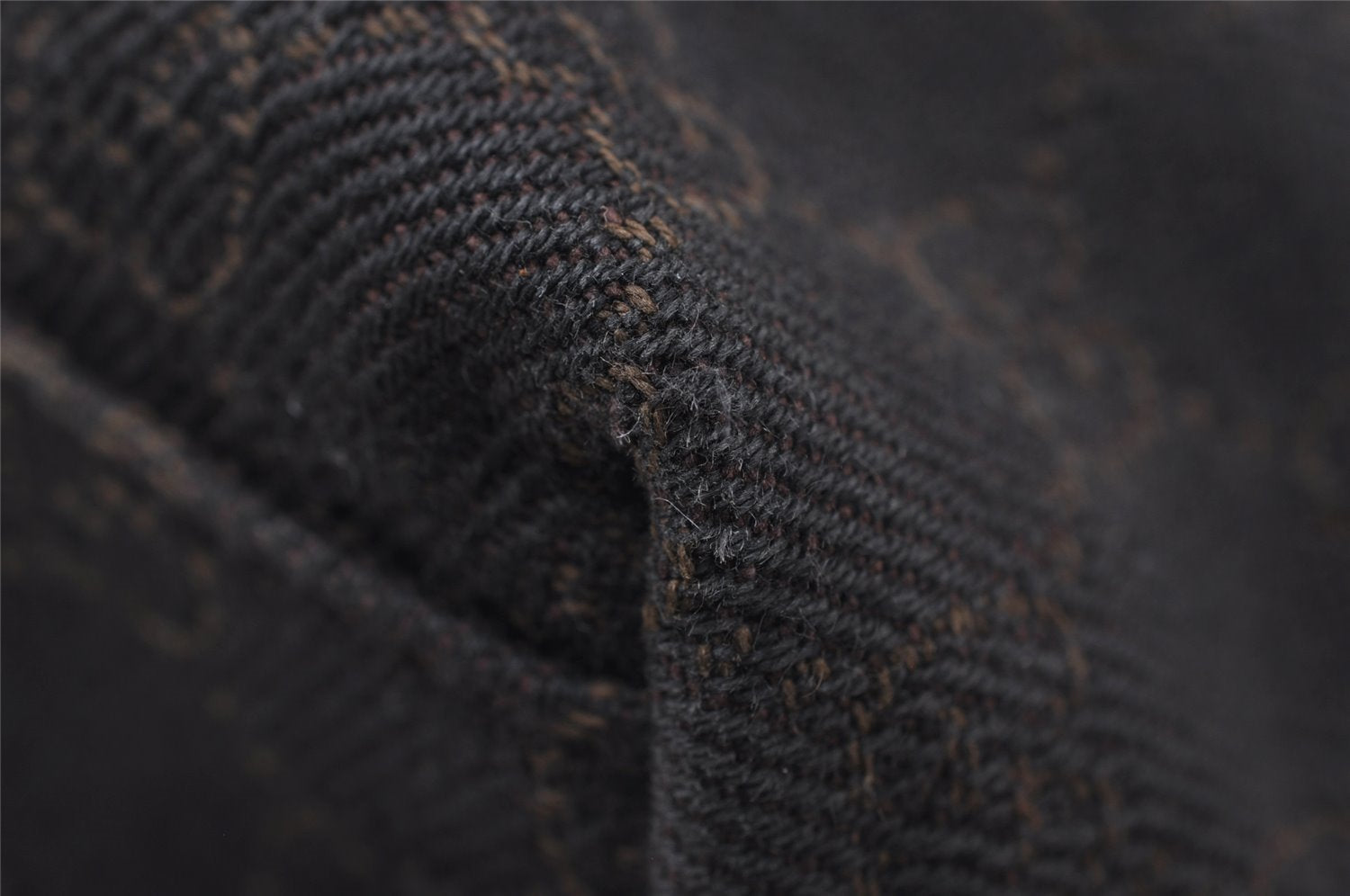 Authentic GUCCI Vintage Shoulder Tote Bag GG Canvas Leather 101341 Brown 5507I