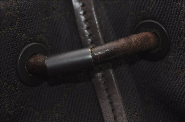 Authentic GUCCI Vintage Shoulder Tote Bag GG Canvas Leather 101341 Brown 5507I