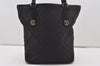 Authentic GUCCI Charmy Shoulder Tote Bag GG Canvas Leather 153009 Black 5508I