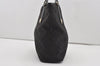 Authentic GUCCI Charmy Shoulder Tote Bag GG Canvas Leather 153009 Black 5508I
