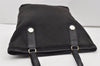 Authentic GUCCI Charmy Shoulder Tote Bag GG Canvas Leather 153009 Black 5508I