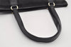 Authentic GUCCI Charmy Shoulder Tote Bag GG Canvas Leather 153009 Black 5508I