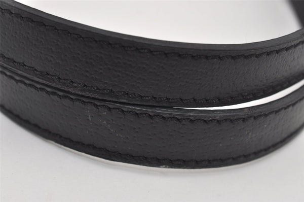 Authentic GUCCI Charmy Shoulder Tote Bag GG Canvas Leather 153009 Black 5508I