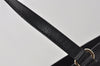 Authentic GUCCI Charmy Shoulder Tote Bag GG Canvas Leather 153009 Black 5508I