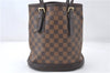 Authentic Louis Vuitton Damier Marais Bucket Shoulder Tote Bag N42240 LV 5509E