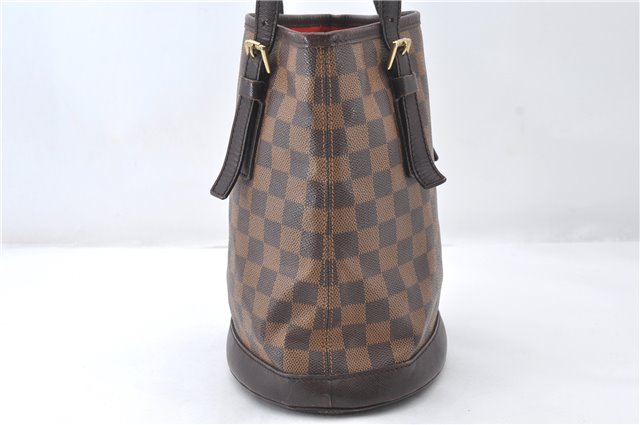 Authentic Louis Vuitton Damier Marais Bucket Shoulder Tote Bag N42240 LV 5509E