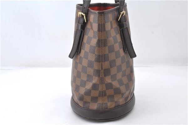 Authentic Louis Vuitton Damier Marais Bucket Shoulder Tote Bag N42240 LV 5509E