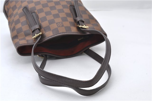 Authentic Louis Vuitton Damier Marais Bucket Shoulder Tote Bag N42240 LV 5509E