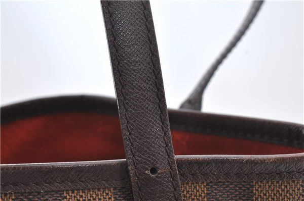 Authentic Louis Vuitton Damier Marais Bucket Shoulder Tote Bag N42240 LV 5509E