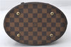 Authentic Louis Vuitton Damier Marais Bucket Shoulder Tote Bag N42240 LV 5509E
