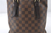 Authentic Louis Vuitton Damier Marais Bucket Shoulder Tote Bag N42240 LV 5509E