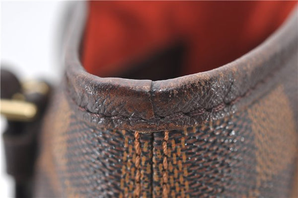 Authentic Louis Vuitton Damier Marais Bucket Shoulder Tote Bag N42240 LV 5509E