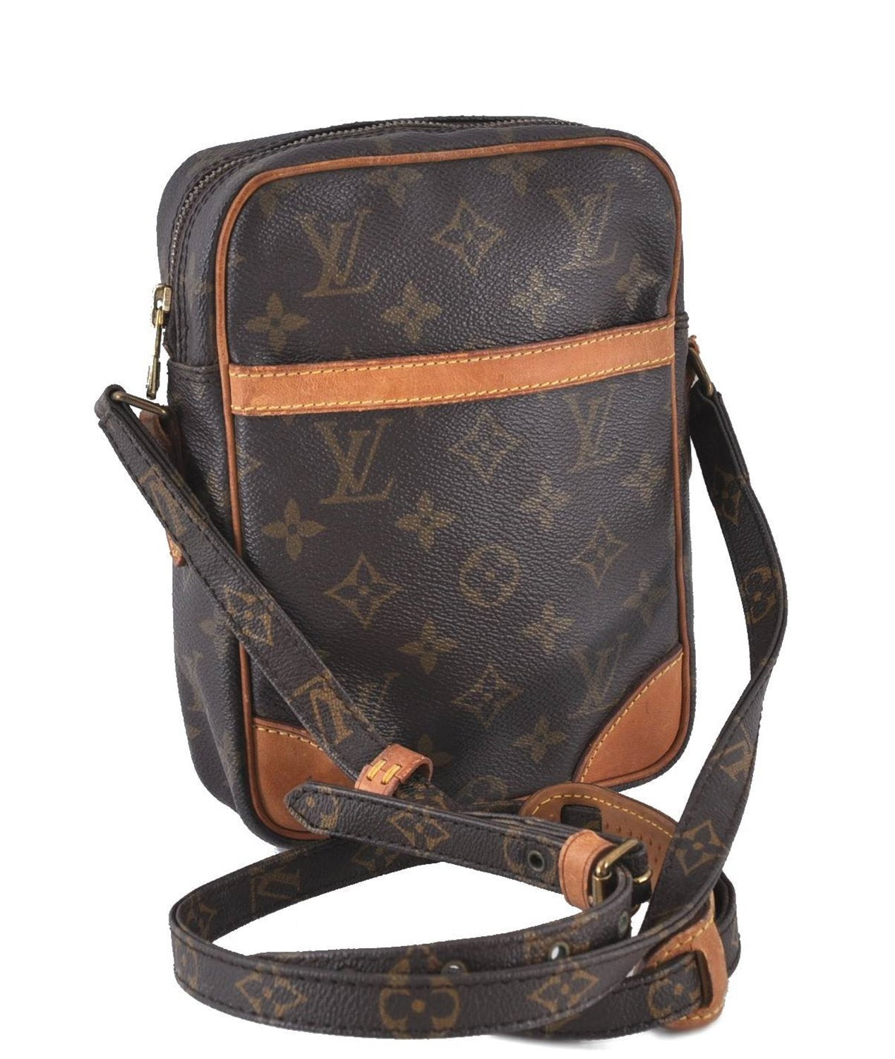 Authentic LOUIS VUITTON Monogram Danube Shoulder Cross Body Bag M45266 LV 5510C