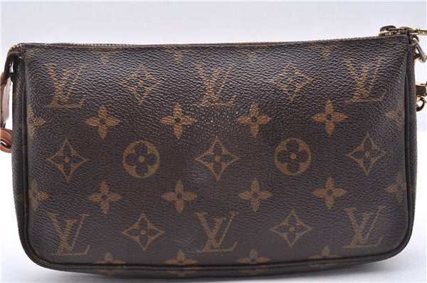Authentic Louis Vuitton Monogram Pochette Accessoires Pouch M51980 LV 5510E