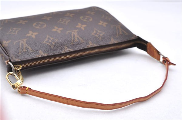 Authentic Louis Vuitton Monogram Pochette Accessoires Pouch M51980 LV 5510E