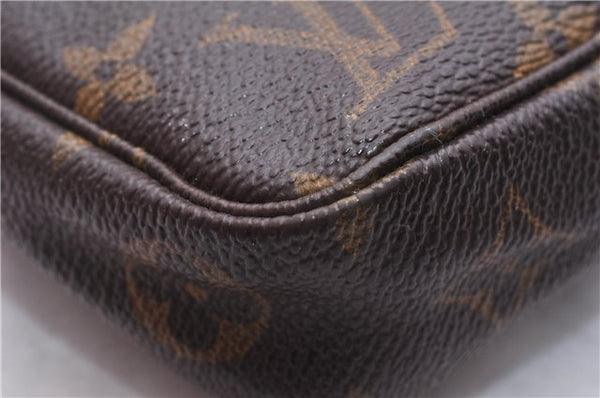 Authentic Louis Vuitton Monogram Pochette Accessoires Pouch M51980 LV 5510E