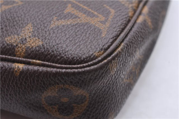 Authentic Louis Vuitton Monogram Pochette Accessoires Pouch M51980 LV 5510E