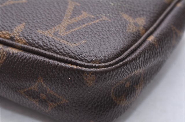 Authentic Louis Vuitton Monogram Pochette Accessoires Pouch M51980 LV 5510E