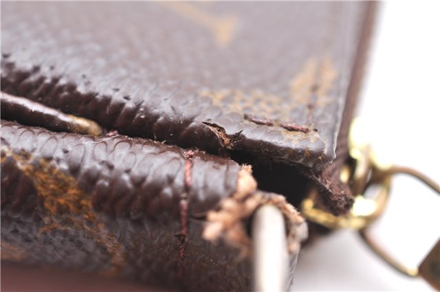 Authentic Louis Vuitton Monogram Pochette Accessoires Pouch M51980 LV 5510E