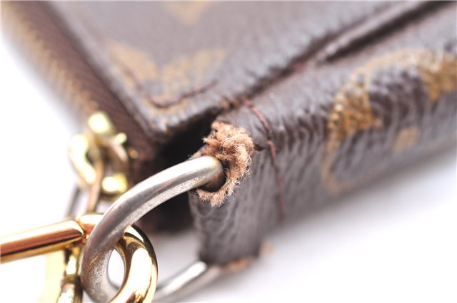 Authentic Louis Vuitton Monogram Pochette Accessoires Pouch M51980 LV 5510E
