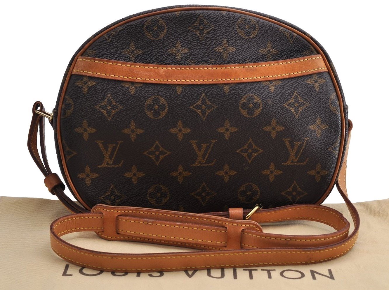 Authentic Louis Vuitton Monogram Blois Shoulder Cross Body Bag M51221 LV 5510I