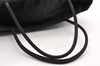 Authentic PRADA Vintage Nylon Tessuto Shoulder Tote Bag Black 5512I