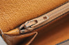 Authentic GUCCI Horsebit Vintage Trifold Long Wallet Purse Leather Brown 5515I