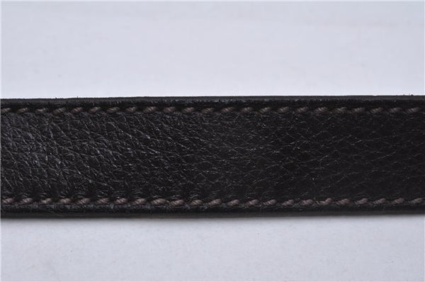 Authentic GUCCI Guccissima GG Leather Shoulder Cross Body Bag 201538 Brown 5518E