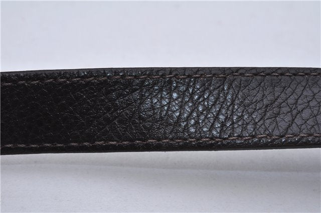 Authentic GUCCI Guccissima GG Leather Shoulder Cross Body Bag 201538 Brown 5518E