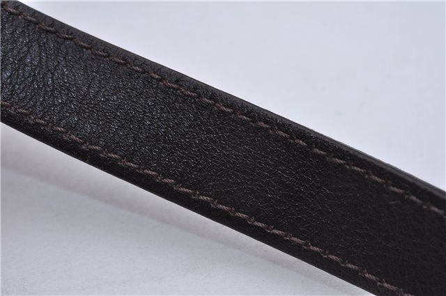 Authentic GUCCI Guccissima GG Leather Shoulder Cross Body Bag 201538 Brown 5518E