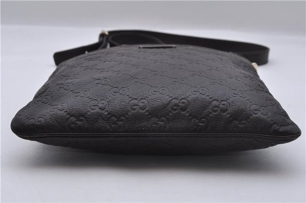 Authentic GUCCI Guccissima GG Leather Shoulder Cross Body Bag 201538 Brown 5518E