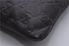 Authentic GUCCI Guccissima GG Leather Shoulder Cross Body Bag 201538 Brown 5518E