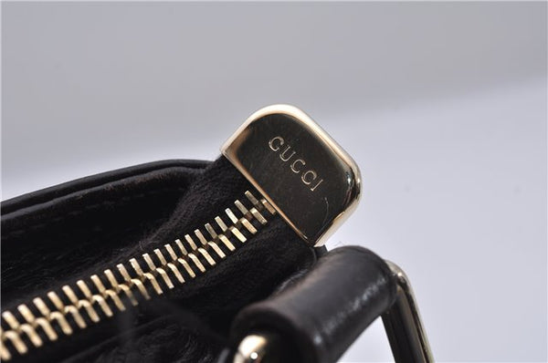 Authentic GUCCI Guccissima GG Leather Shoulder Cross Body Bag 201538 Brown 5518E