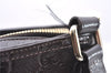 Authentic GUCCI Guccissima GG Leather Shoulder Cross Body Bag 201538 Brown 5518E